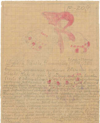 Шурига Пелагея Николаевна. Украинская крестьянка в переднике (в красном платке)